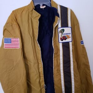 Vintage Cobra RACING Stripes Jacket LARGE